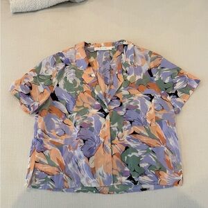ASTR the Label Multicolor Floral Blouse